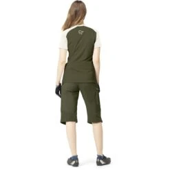 Norrona Fjørå Wool T-Shirt Damen - Indigo Night/Snowdrop -Norrona norrona fjora wool t shirt women 2 1178598