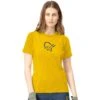 Norrona Fjørå Wool T-Shirt Damen - Sulphur