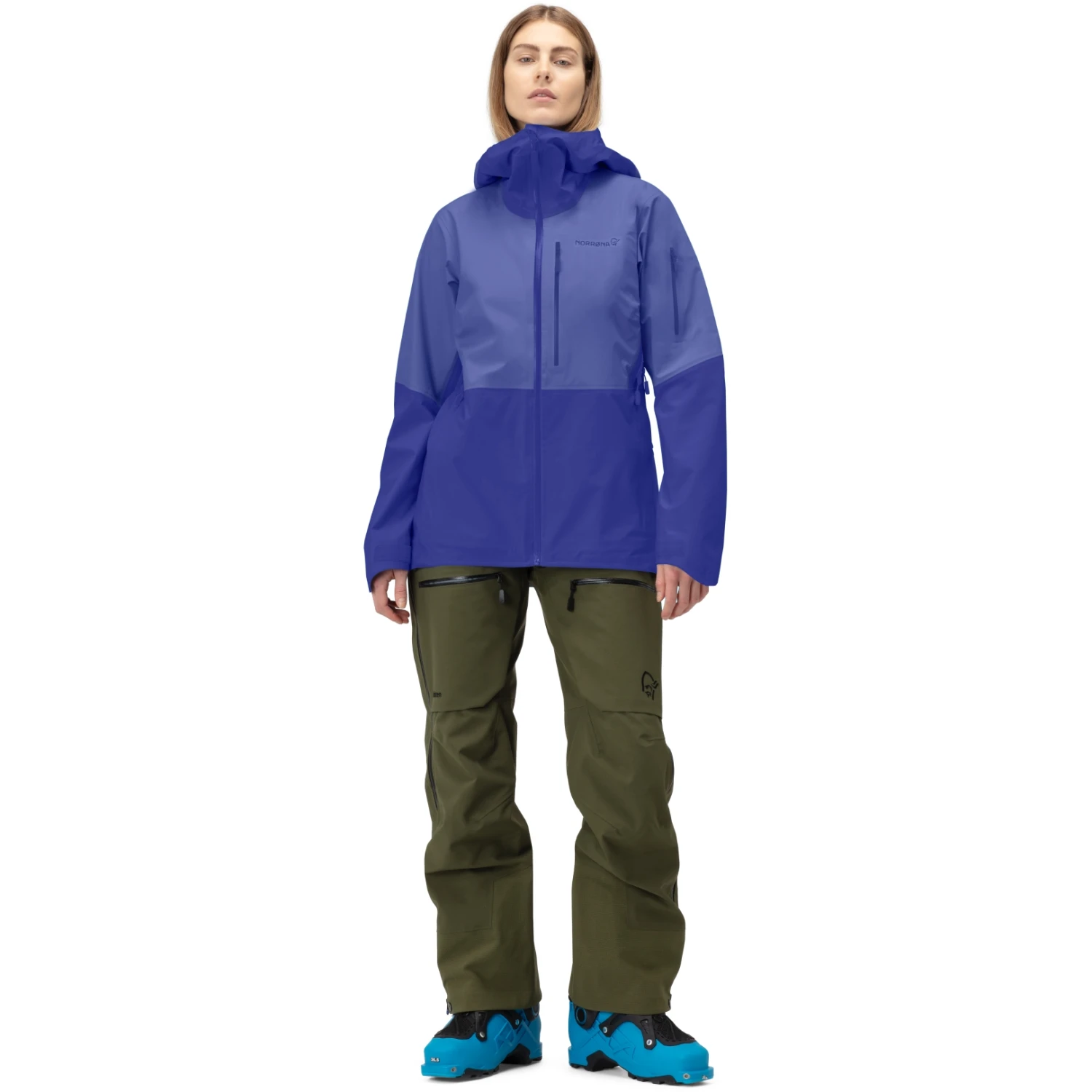 Norrona Lofoten Gore-Tex Jacke Damen - Violet Storm/Royal Blue 6 Norrona Lofoten Gore-Tex Jacke Damen - Violet Storm/Royal Blue – Bild 4