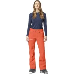Norrona Lofoten Gore-Tex Hose Damen - Orange Alert -Norrona norrona lofoten gore tex pants women orange alert 3 1255626