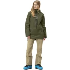 Norrona Lofoten Gore-Tex Pro Anorak Jacke Damen - Olive Night -Norrona norrona lofoten gore tex pro anorak jacket women olive night 2 1561894
