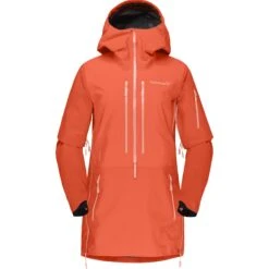 Norrona Lofoten Gore-Tex Pro Anorak Jacke Damen - Orange Alert 8 Norrona Lofoten Gore-Tex Pro Anorak Jacke Damen - Orange Alert -Norrona norrona lofoten gore tex pro anorak jacket women orange alert 1 1255666