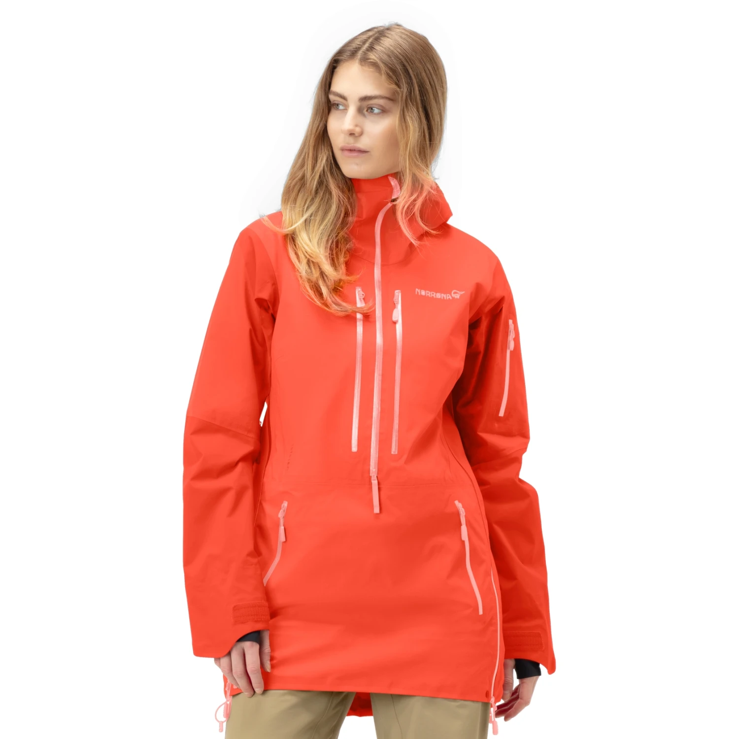 Norrona Lofoten Gore-Tex Pro Anorak Jacke Damen - Orange Alert 3 Norrona Lofoten Gore-Tex Pro Anorak Jacke Damen - Orange Alert