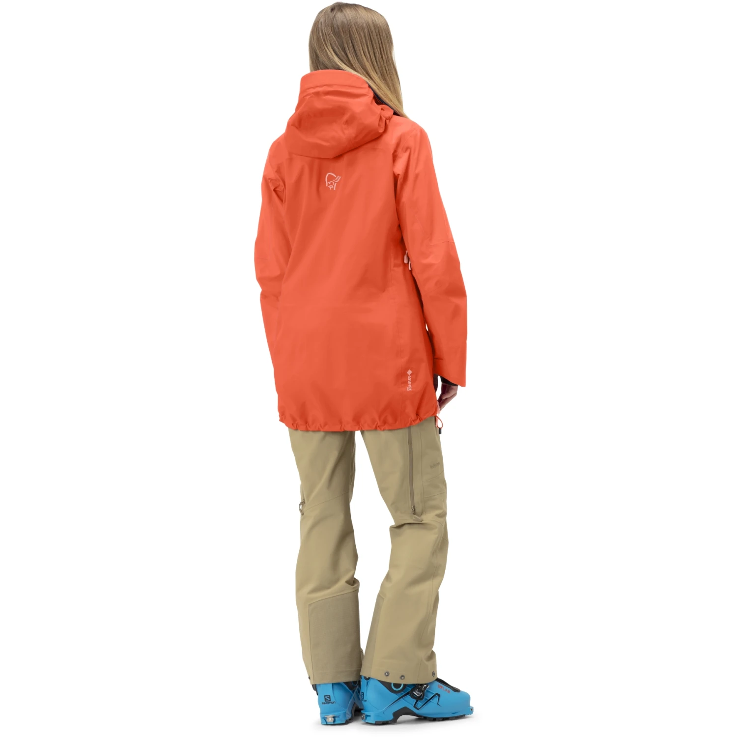 Norrona Lofoten Gore-Tex Pro Anorak Jacke Damen - Orange Alert 7 Norrona Lofoten Gore-Tex Pro Anorak Jacke Damen - Orange Alert – Bild 5