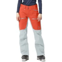 Norrona Lofoten Gore-Tex Pro Hose Damen - Orange Alert/Blue Fog