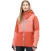 Norrona Lofoten Gore-Tex Thermo100 Jacke Damen - Orange Alert/Peach Amber -Norrona norrona lofoten gore tex thermo100 damesjas orange alert peach amber 1 1518029