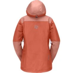 Norrona Lofoten Gore-Tex Thermo100 Jacke Damen - Orange Alert/Peach Amber -Norrona norrona lofoten gore tex thermo100 jacket women orange alert peach amber 2 1255909