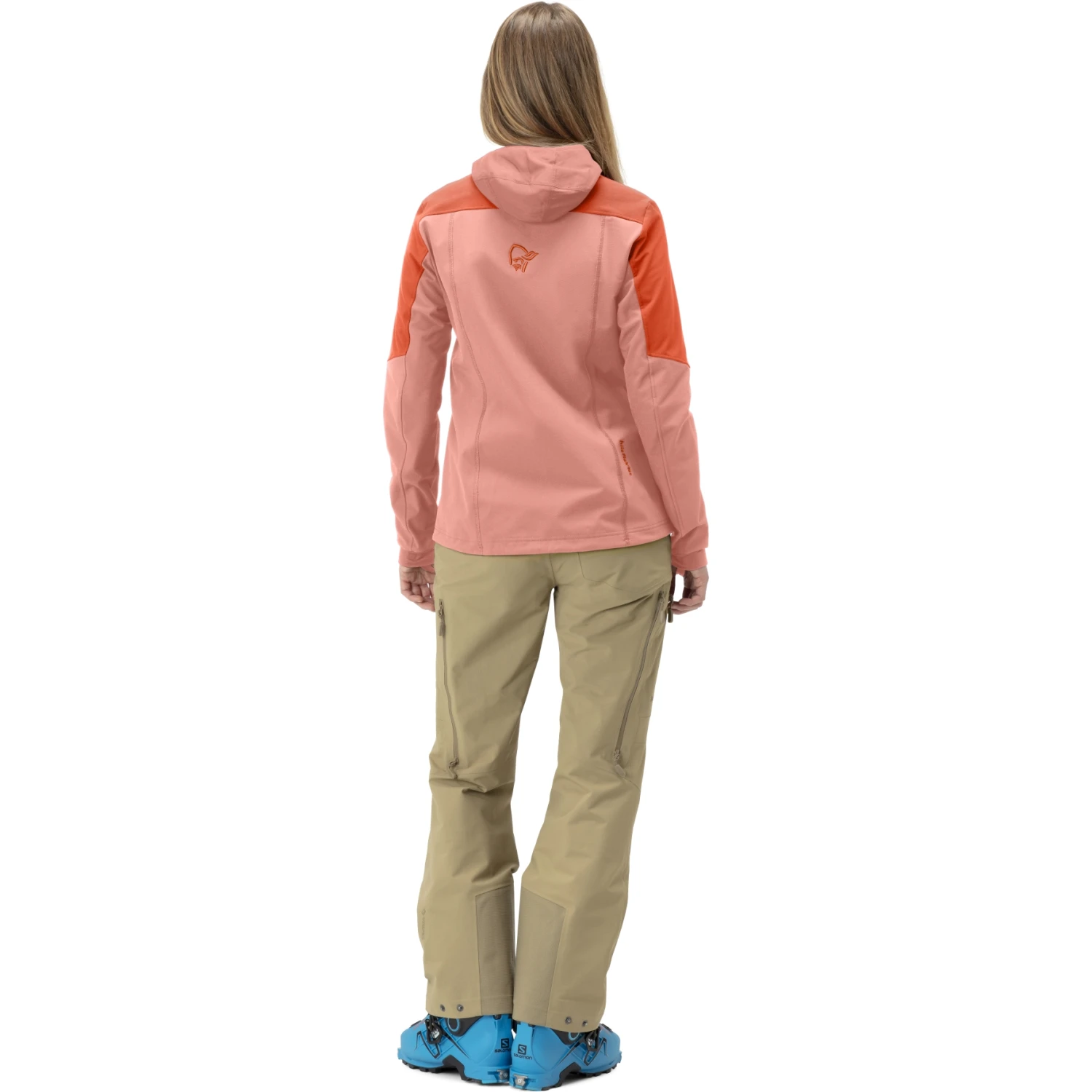Norrona Lofoten Hiloflex200 Hood Jacke Damen - Orange Alert 7 Norrona Lofoten Hiloflex200 Hood Jacke Damen - Orange Alert – Bild 5