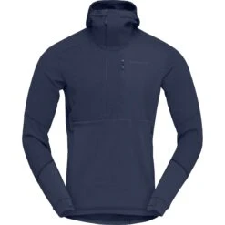 Norrona Lofoten Thermal Pro Hood Pullover Herren - Indigo Night -Norrona norrona lofoten thermal pro hood pullover men indigo night 1 1256013