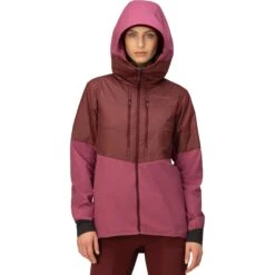 Norrona Lyngen Aero80 Insulated Zip Hood Jacke Damen - Violet Quartz