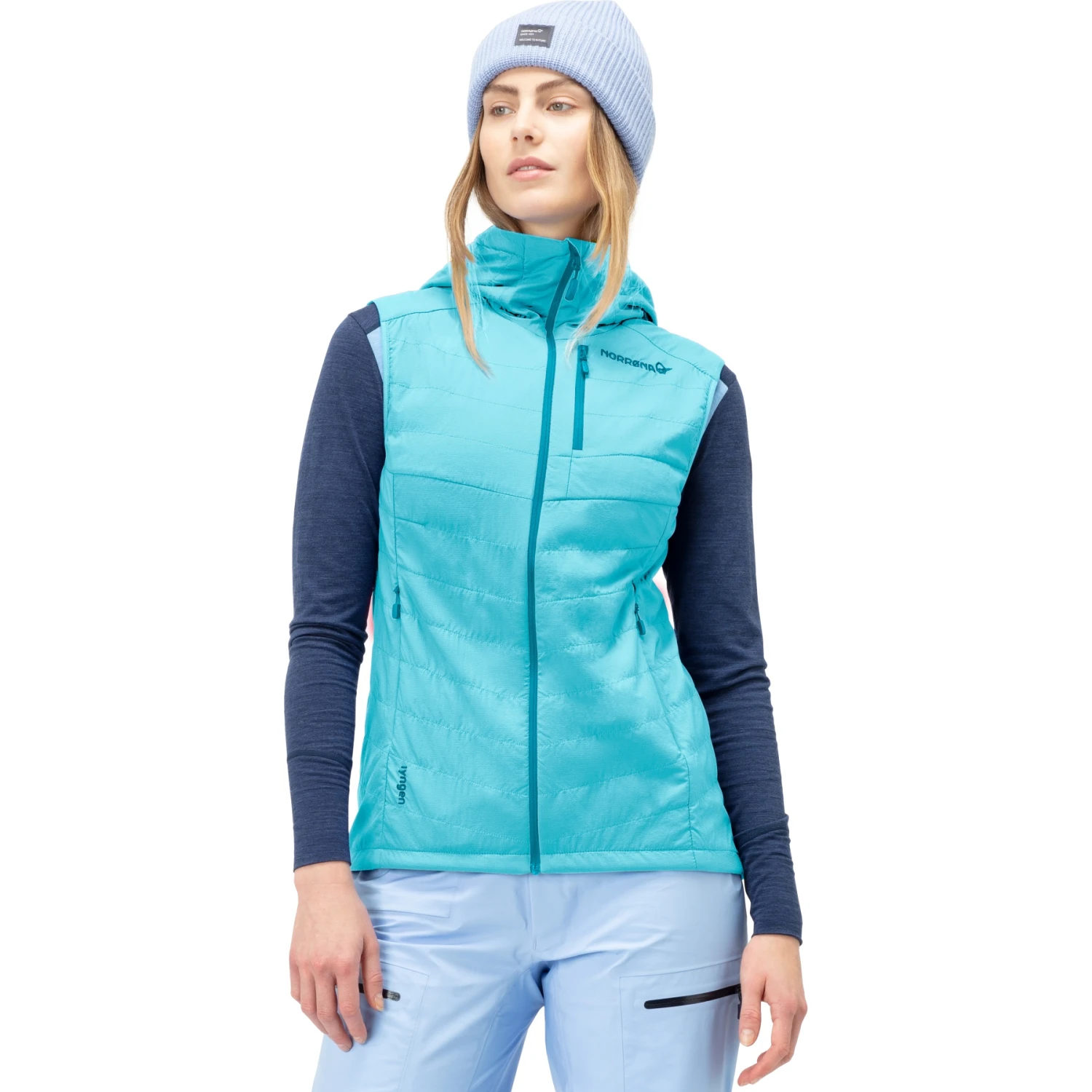 Norrona Lyngen Alpha90 Weste Damen - Aquarius 3 Norrona Lyngen Alpha90 Weste Damen - Aquarius