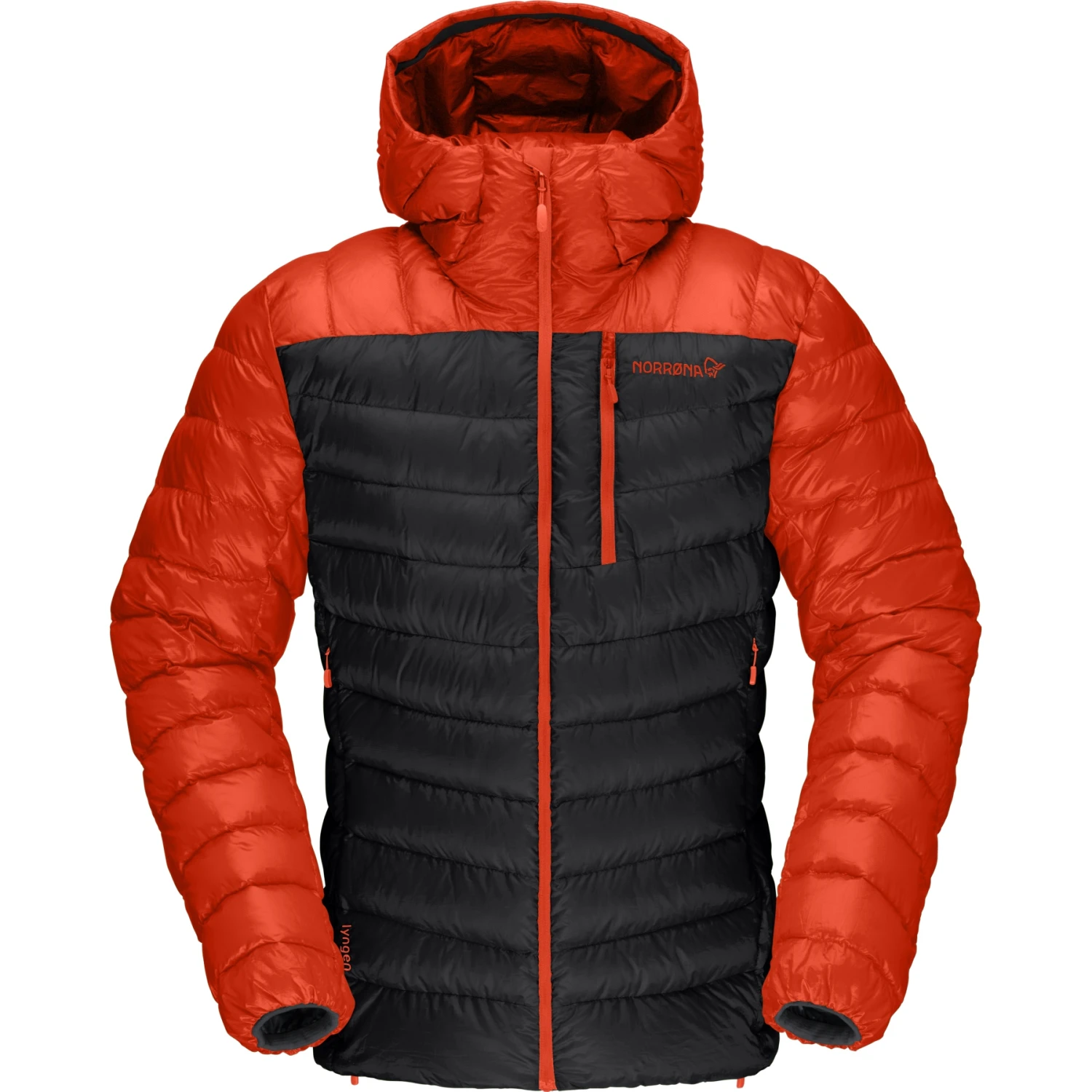 Norrona Lyngen Down850 Hood Daunenjacke Herren - Arednalin/Caviar 4 Norrona Lyngen Down850 Hood Daunenjacke Herren - Arednalin/Caviar – Bild 2