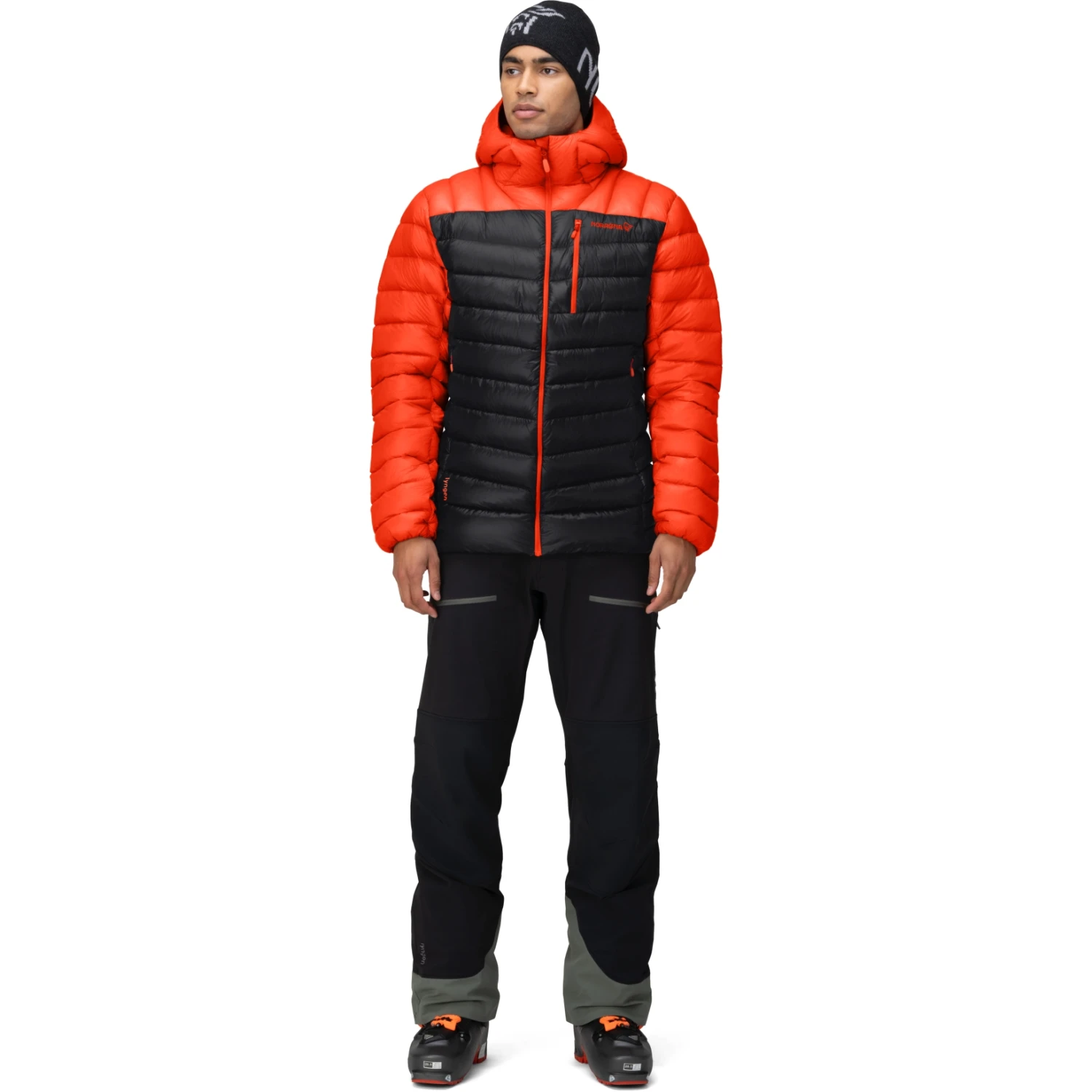Norrona Lyngen Down850 Hood Daunenjacke Herren - Arednalin/Caviar 6 Norrona Lyngen Down850 Hood Daunenjacke Herren - Arednalin/Caviar – Bild 4