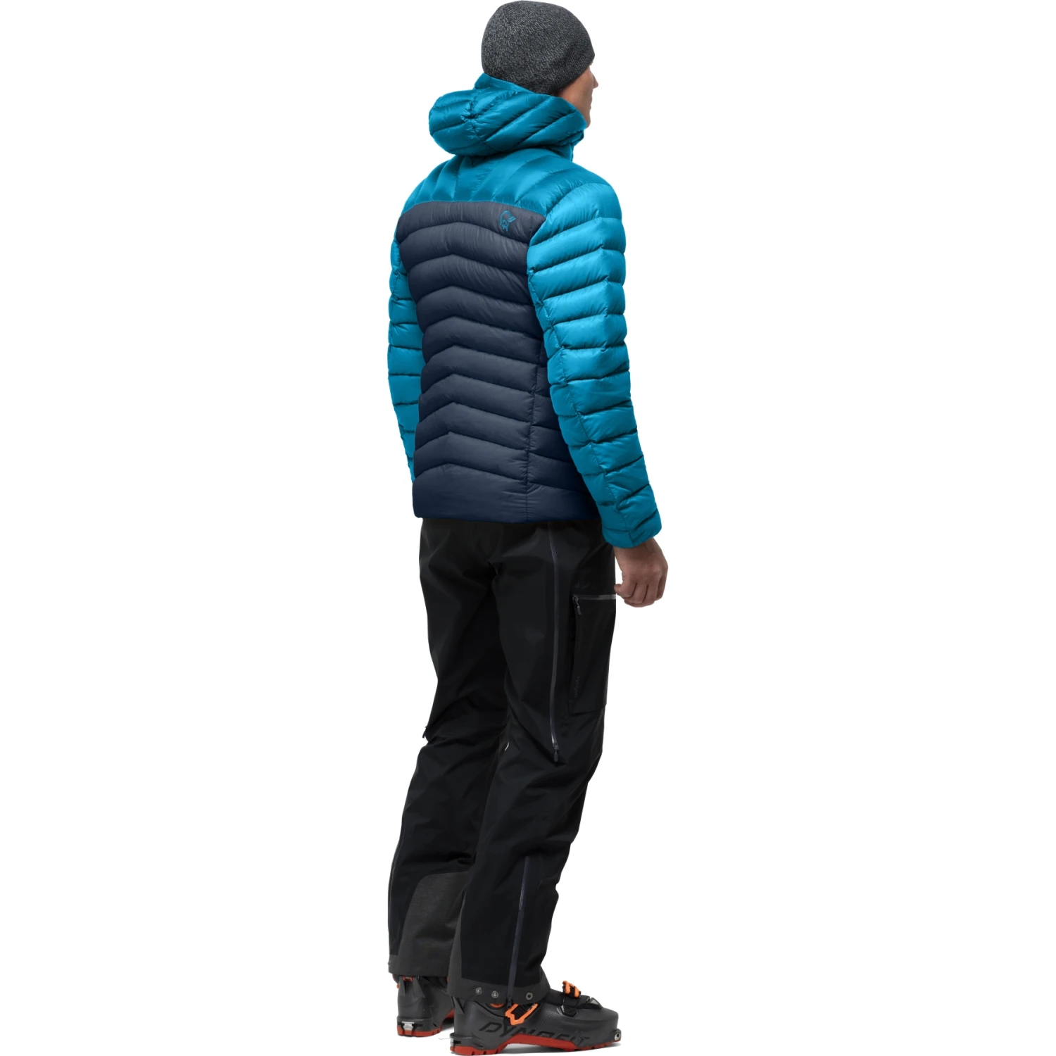 Norrona Lyngen Down850 Hood Daunenjacke Herren - Hawaiian Surf/Indigo Night 7 Norrona Lyngen Down850 Hood Daunenjacke Herren - Hawaiian Surf/Indigo Night – Bild 5