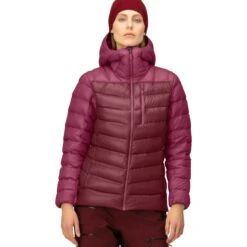 Norrona Lyngen Down850 Hood Daunenjacke Damen - Violet Quartz