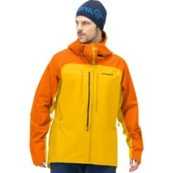 Norrona Lyngen Gore-Tex Jacke Herren - Orange Popsicle/Lemon Chrome