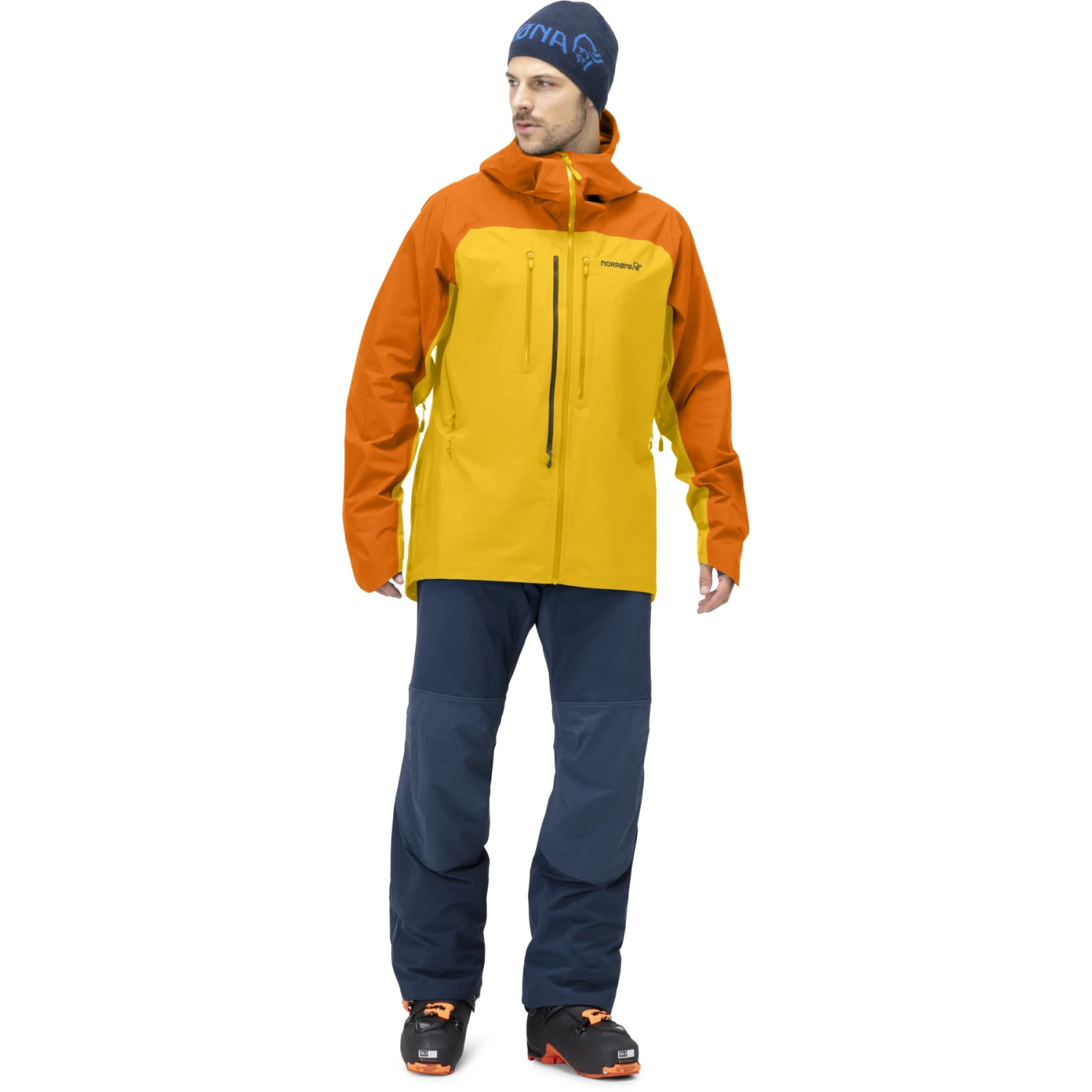 Norrona Lyngen Gore-Tex Jacke Herren - Orange Popsicle/Lemon Chrome 6 Norrona Lyngen Gore-Tex Jacke Herren - Orange Popsicle/Lemon Chrome – Bild 4