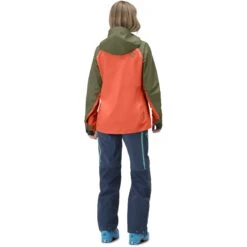 Norrona Lyngen Gore-Tex Jacke Damen - Olive Night/Orange Alert -Norrona norrona lyngen gore tex jacket women olive night orange alert 4 1256433