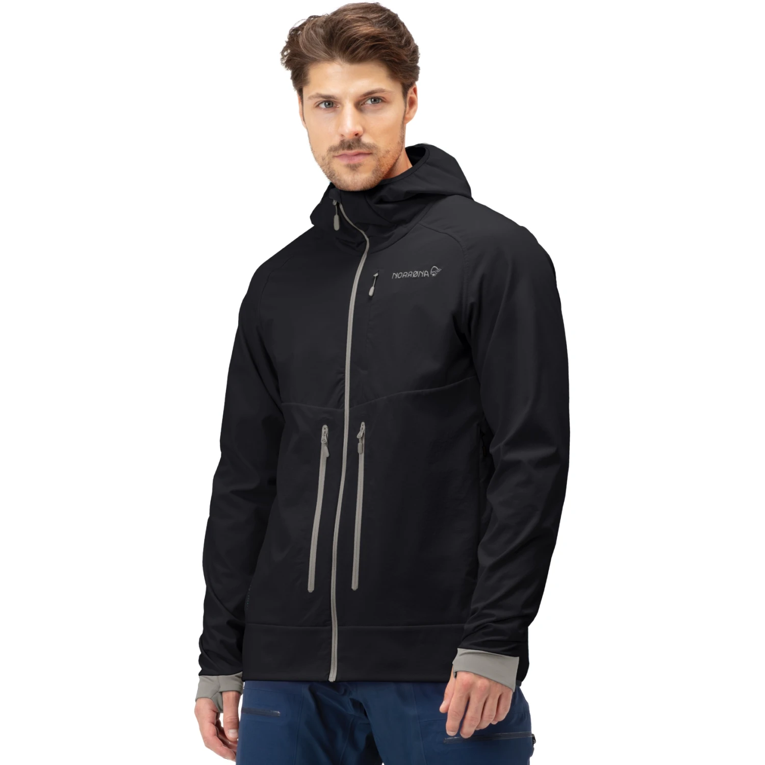 Norrona Lyngen Hiloflex100 Jacke Herren - Caviar/Castor Grey 3 Norrona Lyngen Hiloflex100 Jacke Herren - Caviar/Castor Grey