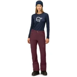 Norrona Lyngen Hiloflex200 Slim Hose Damen - Tawny Port -Norrona norrona lyngen hiloflex200 slim pants women tawny port 4 1518460