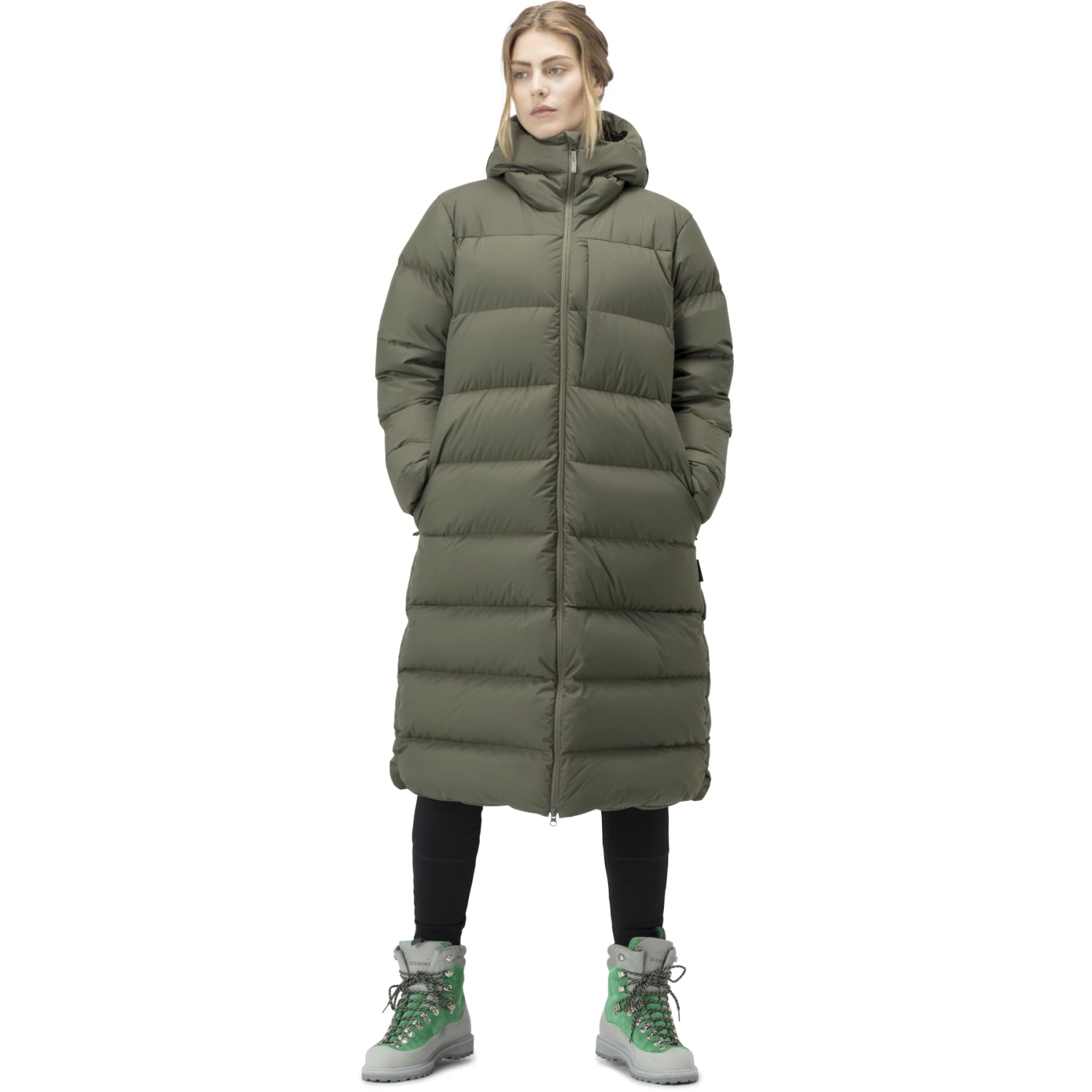 Norrona Oslo Down750 Daunenmantel Damen - Olive Night 6 Norrona Oslo Down750 Daunenmantel Damen - Olive Night – Bild 4
