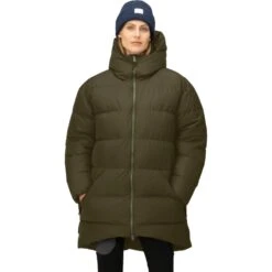 Norrona Oslo Duvet Daunenjacke Damen - Olive Night