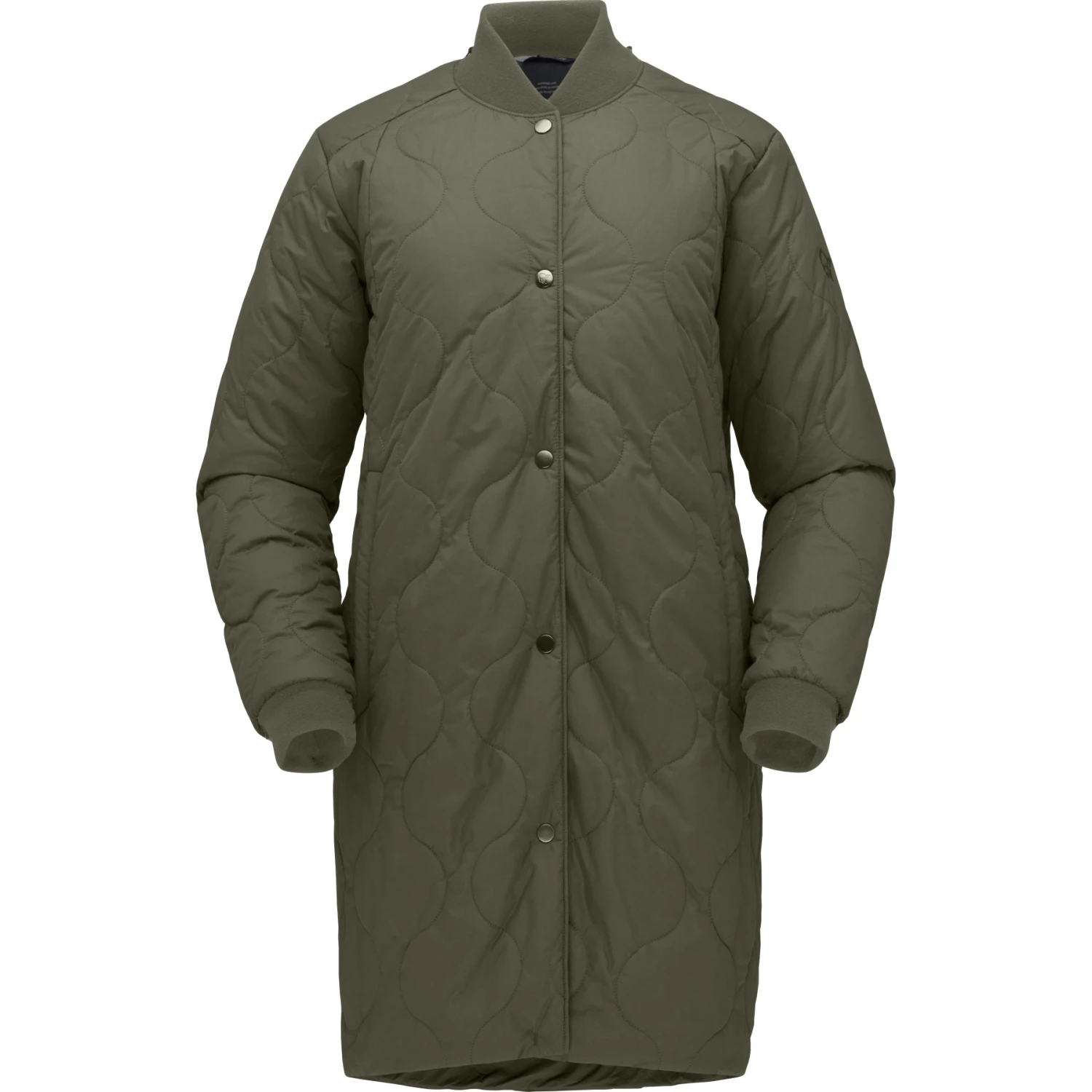 Norrona Oslo Thermo100 Mantel Damen - Olive Night 4 Norrona Oslo Thermo100 Mantel Damen - Olive Night – Bild 2