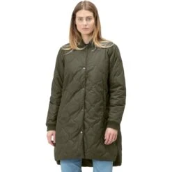 Norrona Oslo Thermo100 Mantel Damen - Olive Night