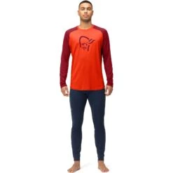 Norrona PureUll Langarmshirt Herren - Arednalin/Rhubarb 10 Norrona PureUll Langarmshirt Herren - Arednalin/Rhubarb -Norrona norrona pureull long sleeve baselayer men arednalin rhubarb 4 1518568