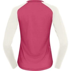 Norrona PureUll Langarmshirt Damen - Honeysuckle/Snowdrop -Norrona norrona pureull long sleeve baselayer women honeysuckle snowdrop 2 1257615