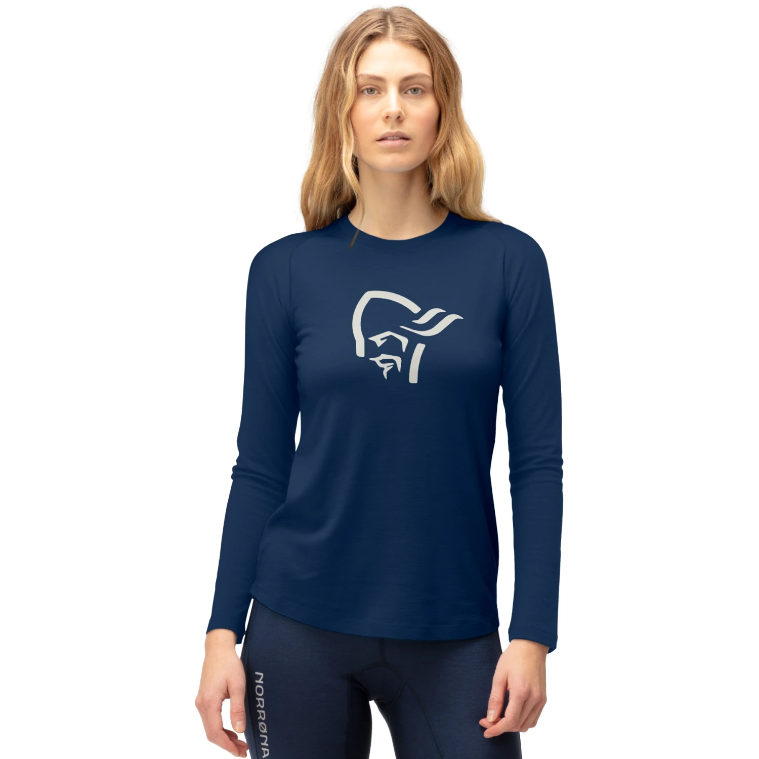 Norrona PureUll Langarmshirt Damen - Indigo Night 3 Norrona PureUll Langarmshirt Damen - Indigo Night