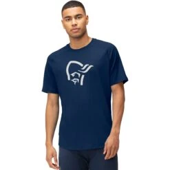 Norrona PureUll T-Shirt Herren - Indigo Night