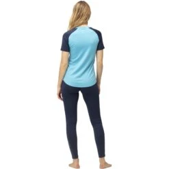 Norrona PureUll T-Shirt Damen - Aquarius/Indigo Night -Norrona norrona pureull t shirt women aquarius indigo night 4 1257813