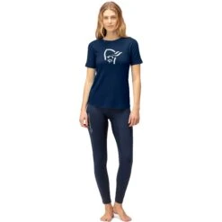 Norrona PureUll T-Shirt Damen - Indigo Night -Norrona norrona pureull t shirt women indigo night 2 1463433