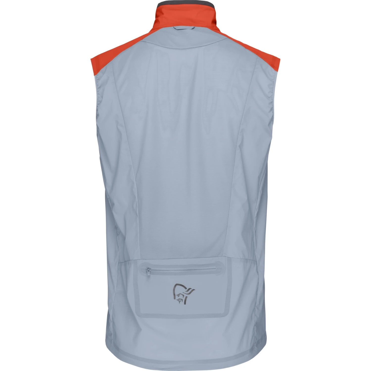 Norrona Senja Aero90 Weste Herren - Arednalin/Blue Fog 5 Norrona Senja Aero90 Weste Herren - Arednalin/Blue Fog – Bild 3