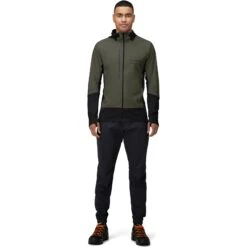 Norrona Senja Alpha90 Zip Hood Jacke Herren - Olive Night -Norrona norrona senja alpha90 zip hood jacket men olive night 4 1518628