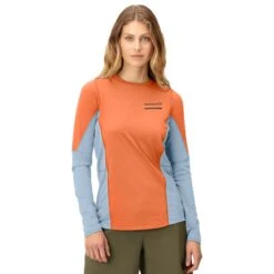 Norrona Senja Equaliser Lightweight Langarmshirt Damen - Flamingo