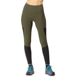 Norrona Senja Equaliser Stretch Leggings Damen - Olive Night/Caviar