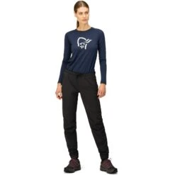 Norrona Senja Flex1 Trackster Hose Damen - Caviar -Norrona norrona senja flex1 trackster pant women caviar 4 1518668