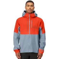 Norrona Senja Gore-Tex Active Jacke Herren - Arednalin/Blue Fog