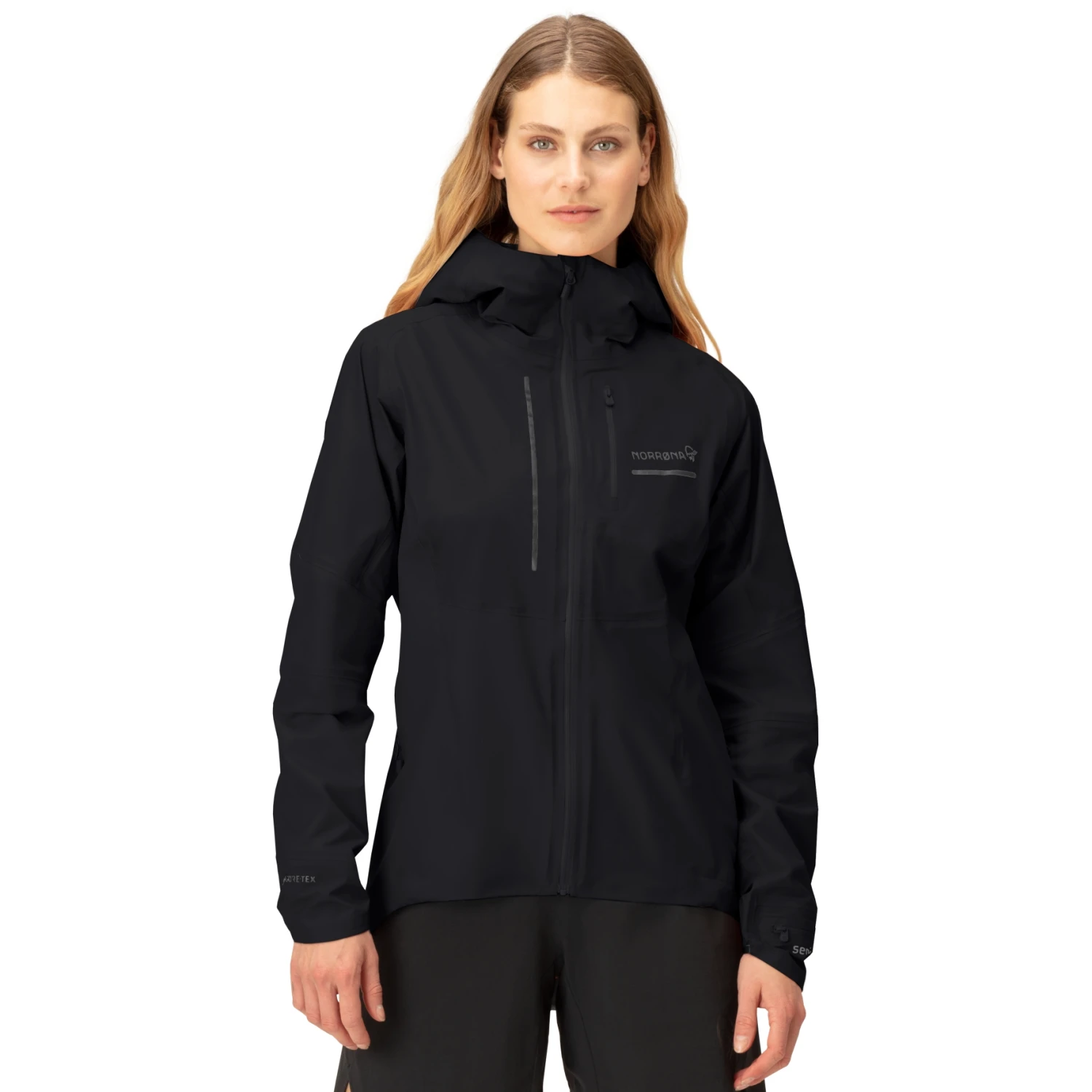 Norrona Senja Gore-Tex Active Jacke Damen - Caviar 3 Norrona Senja Gore-Tex Active Jacke Damen - Caviar