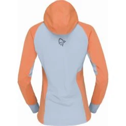 Norrona Senja Warm1 Hood Fleecepullover Damen - Flamingo -Norrona norrona senja warm1 hood women flamingo 2 1343812