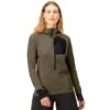 Norrona Senja Warm1 Hood Fleecepullover Damen - Olive Night 2 Norrona Senja Warm1 Hood Fleecepullover Damen - Olive Night -Norrona norrona senja warm1 hood women olive night 1 1463723
