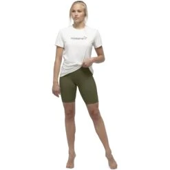 Norrona Kurze Leggings Damen - Olive Night -Norrona norrona short tights women olive night 3 1343847