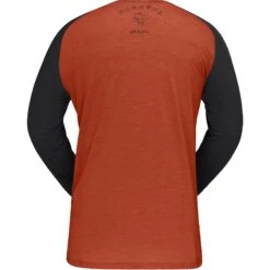 Norrona Skibotn Wool 3/4 Shirt Herren - Rooibos Tea -Norrona norrona skibotn wool 3 4 t shirt men rooibos tea 2 1343932