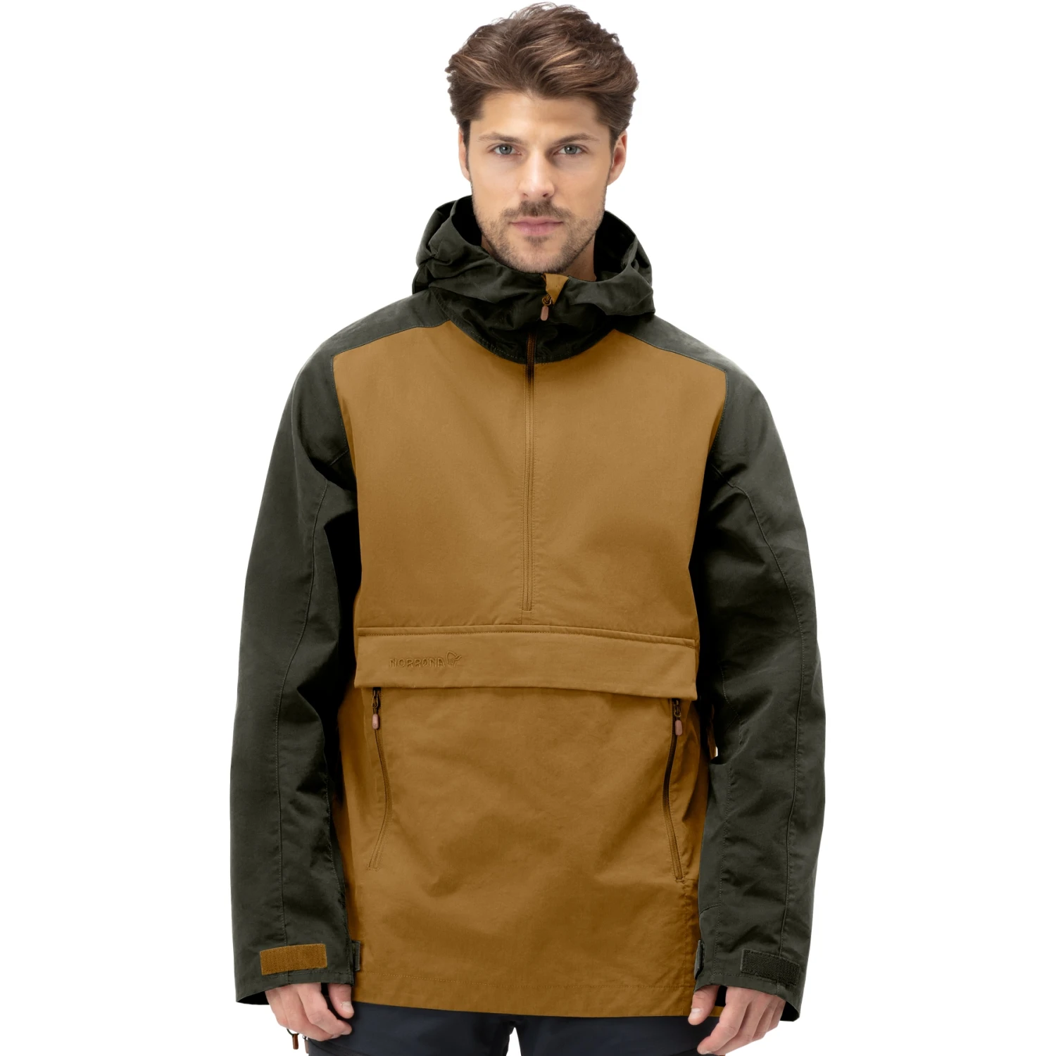 Norrona Svalbard Cotton Anorak Jacke Herren - Rosin/Camelflage 3 Norrona Svalbard Cotton Anorak Jacke Herren - Rosin/Camelflage