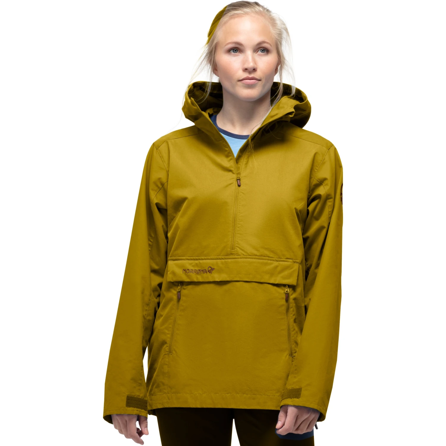 Norrona Svalbard Cotton Anorak Jacke Damen - Golden Palm 3 Norrona Svalbard Cotton Anorak Jacke Damen - Golden Palm