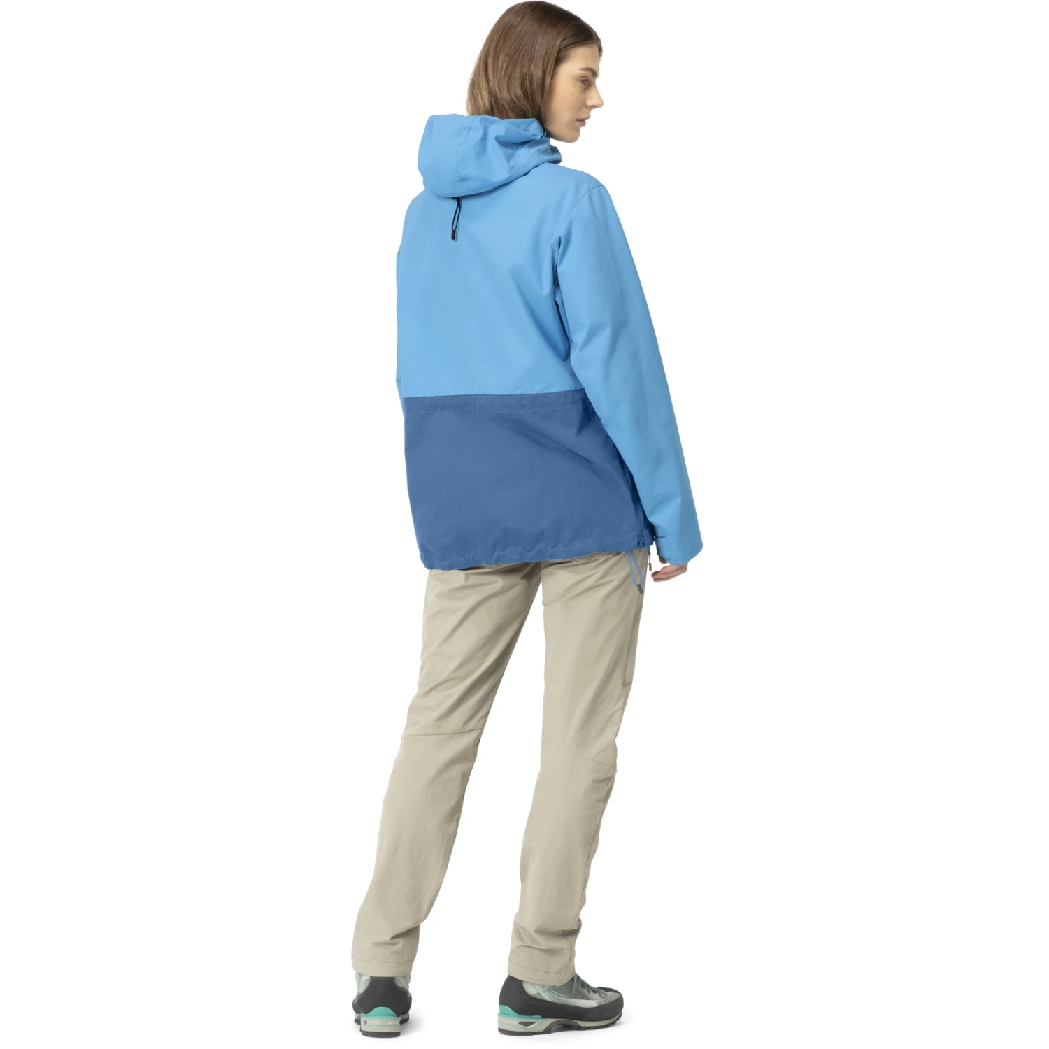 Norrona Svalbard Cotton Anorak Jacke Damen - Heritage Blue/Coronent Blue – Bild 4