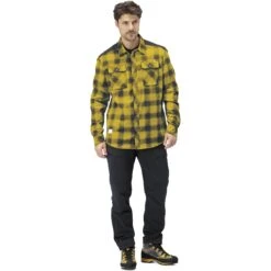 Norrona Svalbard Flanellhemd Herren - Golden Palm -Norrona norrona svalbard flannel shirt men golden palm 2 1464340