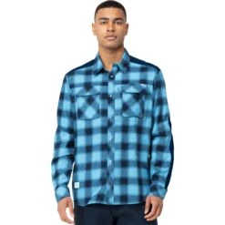 Norrona Svalbard Flanellhemd Herren - Heritage Blue/Indigo Night